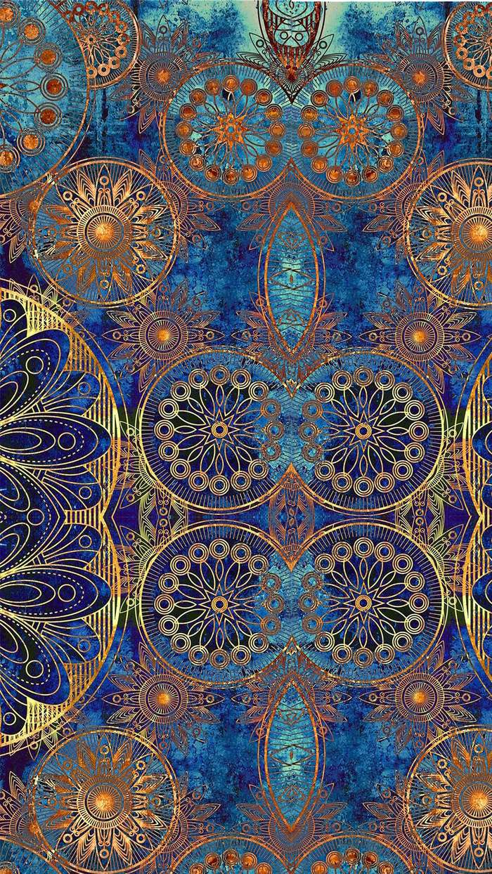 古典花纹H5背景高清