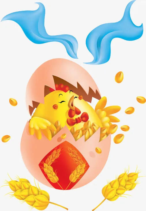 2017鸡年新年元素免抠