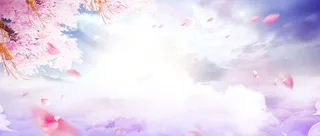 春暖花开女神节清新海报背景高清