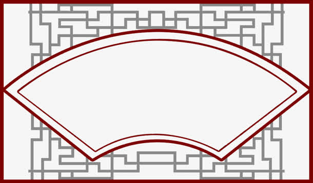 中式边框免抠