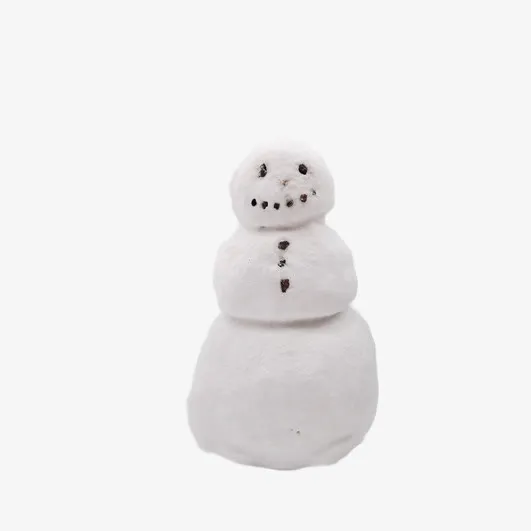 冬天可爱简单雪人免抠
