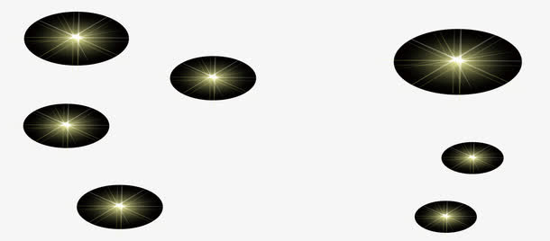 中秋节各色星光图片免抠