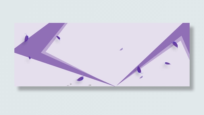 双不规则banner背景