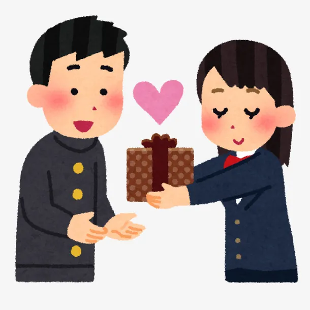 送礼物的小女孩免抠图免抠