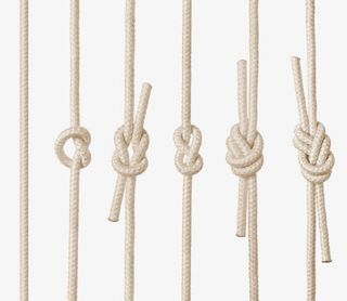 多条绳子绳结png素材免抠