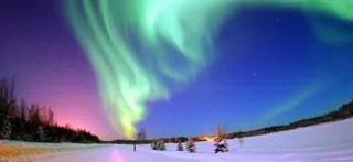 唯美星空极光高清