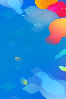 夏季上新蓝色渐变海报高清