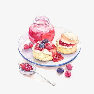 下午茶时光点心茶点免抠