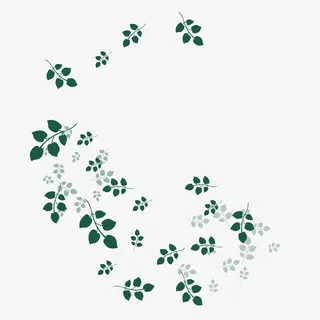 清新小花卡通插画20免抠