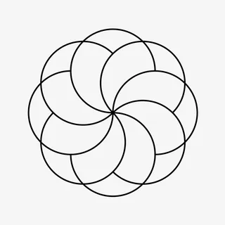 线性几何图案免抠