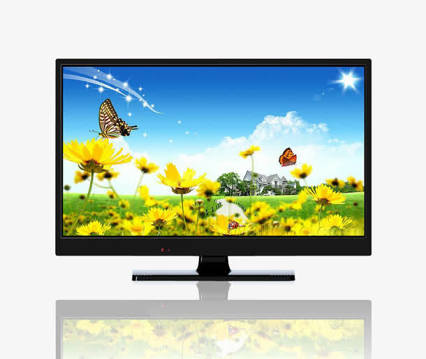 炫彩4K液晶屏双通道立体声免抠
