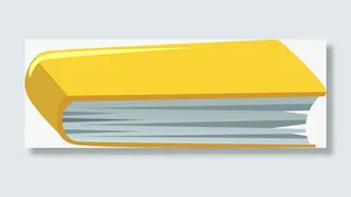 世界读书日黄色书本免抠