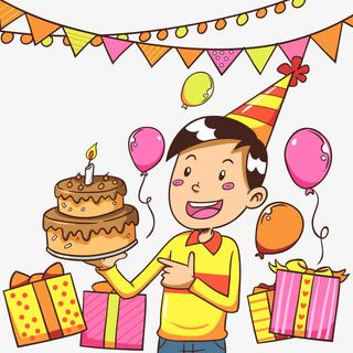 矢量蛋糕蜡烛免抠