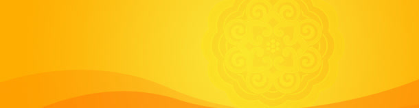 中秋中国元素花纹黄色banner