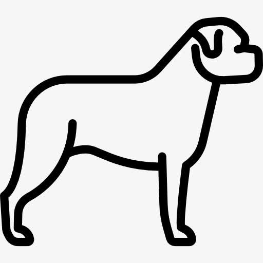 斗牛獒犬图标免抠