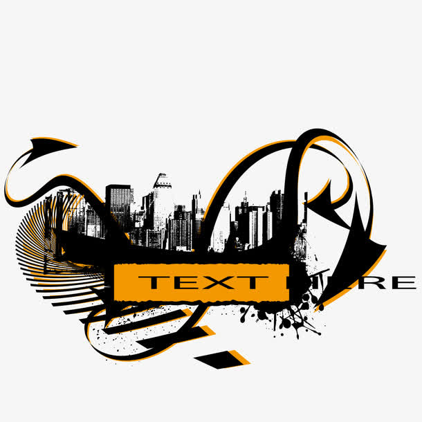 城市街道箭头免抠