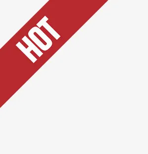 淘宝热卖标志热卖  hot三角标免抠标签元素