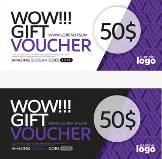 矢量代金券设计免抠