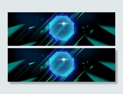 电商大促线条几何图形背景banner高清