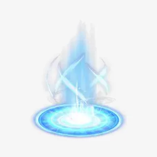 蓝色科技光效素材免抠