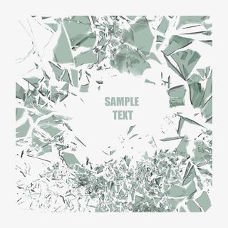 破碎镜子碎片免抠