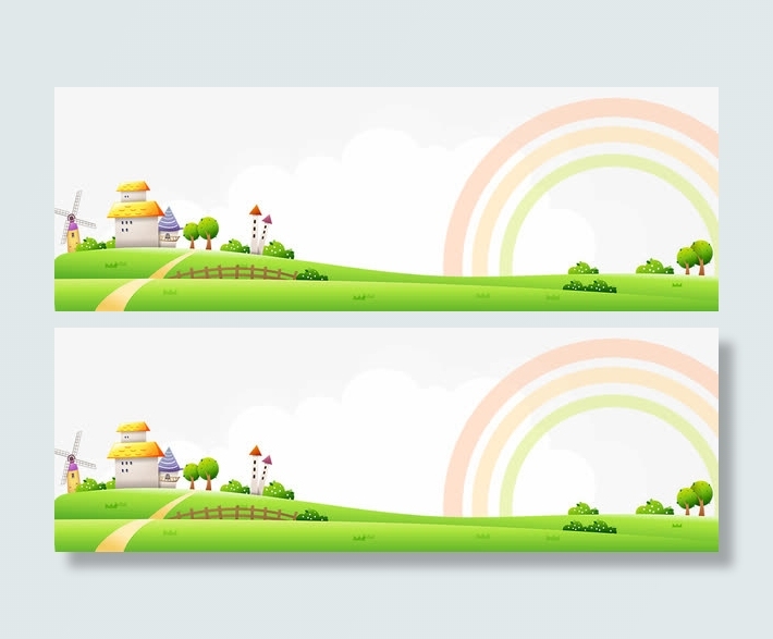 儿童节场景图免抠