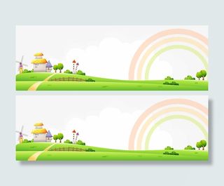 儿童节场景图免抠