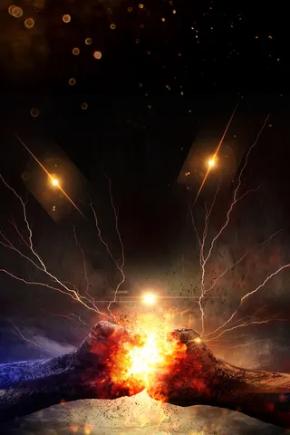 年会大气巅峰黑色banner高清