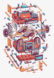 Nike创意海报免抠