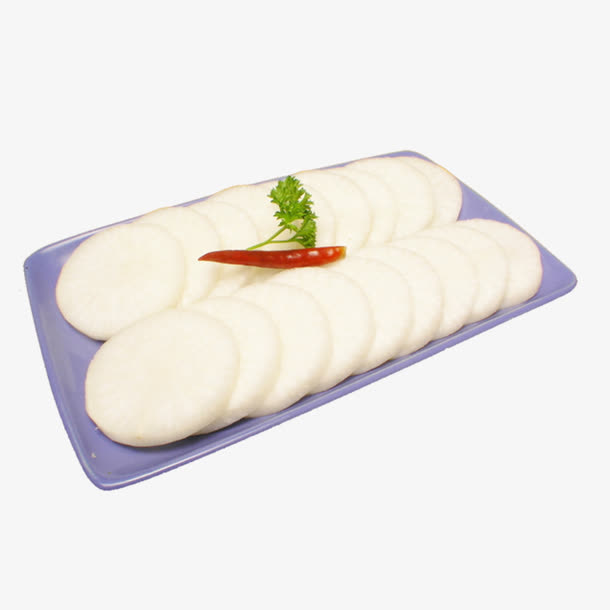 白萝卜切片免抠素材免抠