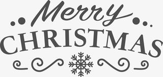 圣诞节英文标题元素免抠