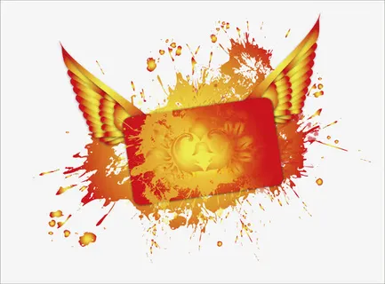 淘宝素材，标识框，新年类元素免抠