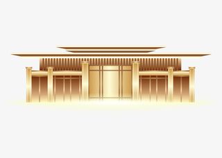 中式建筑房地产免抠