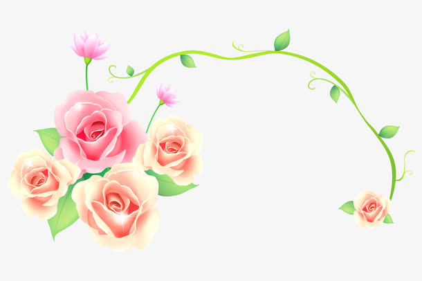 花和叶子免抠