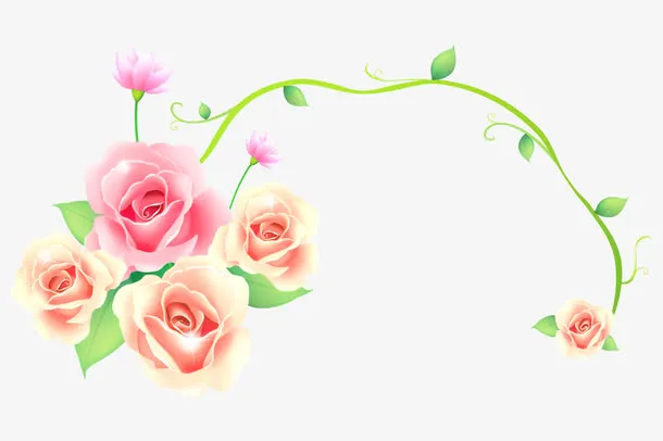 花和叶子免抠