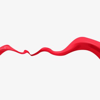 红绸布喜庆彩带素材免抠