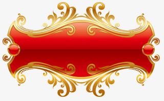 矢量欧式红色banner