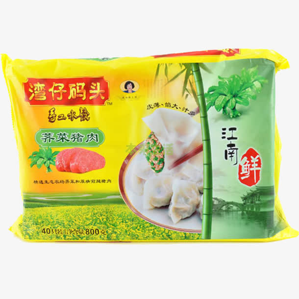 湾仔码头荠菜猪肉水饺免抠