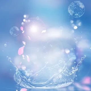 蓝色飞溅水花化妆品PSD分层主图背景素材高清 蓝色飞溅水花化妆品PSD分层主图背景素材高清