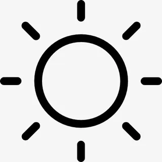 晴天天气符号图标免抠