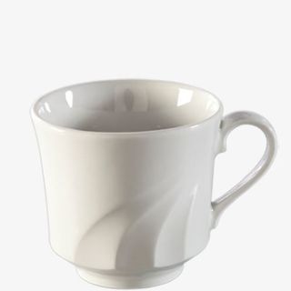 灰色瓷质空杯子免抠