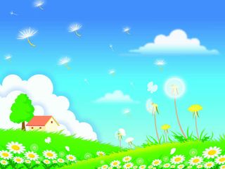 卡通插画背景免抠