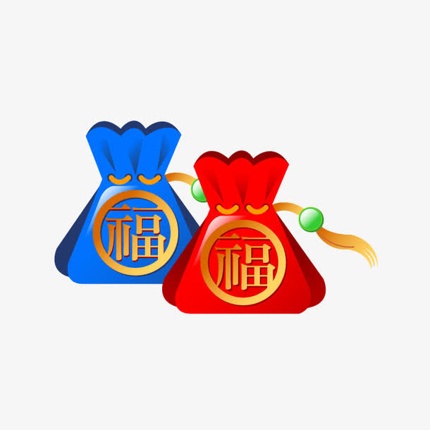 矢量福袋免抠