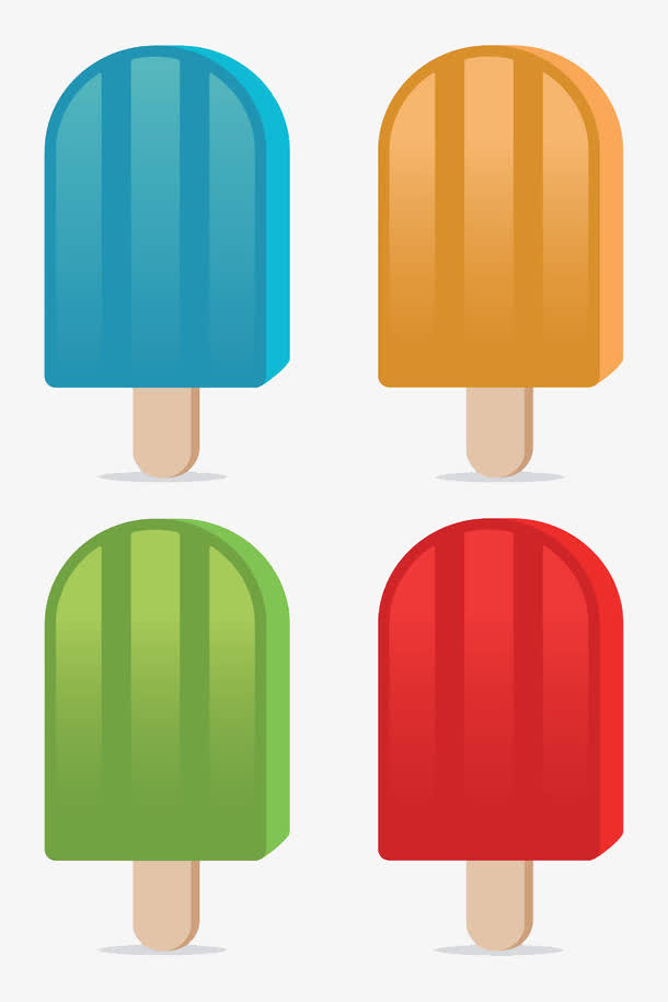 4个雪糕免抠