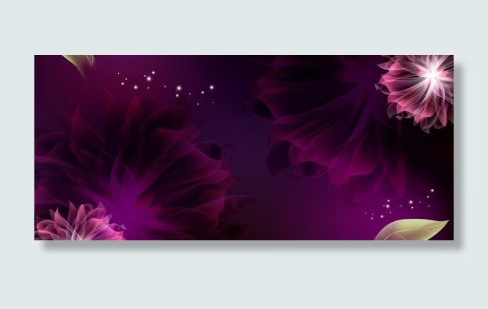 缤纷炫彩紫色浪漫气息背景图