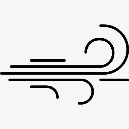 寒冷的风图标免抠