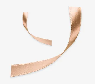 飘飘丝带金色免抠