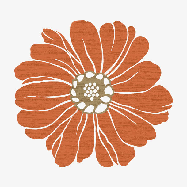 落叶花开免抠