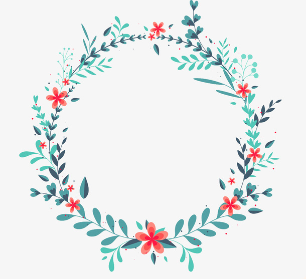 花圈花环卡通免抠