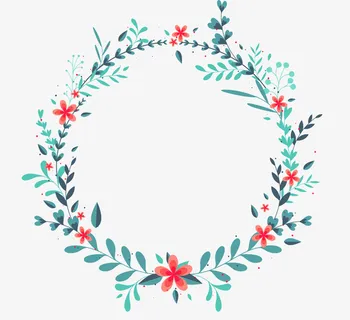 花圈花环卡通免抠